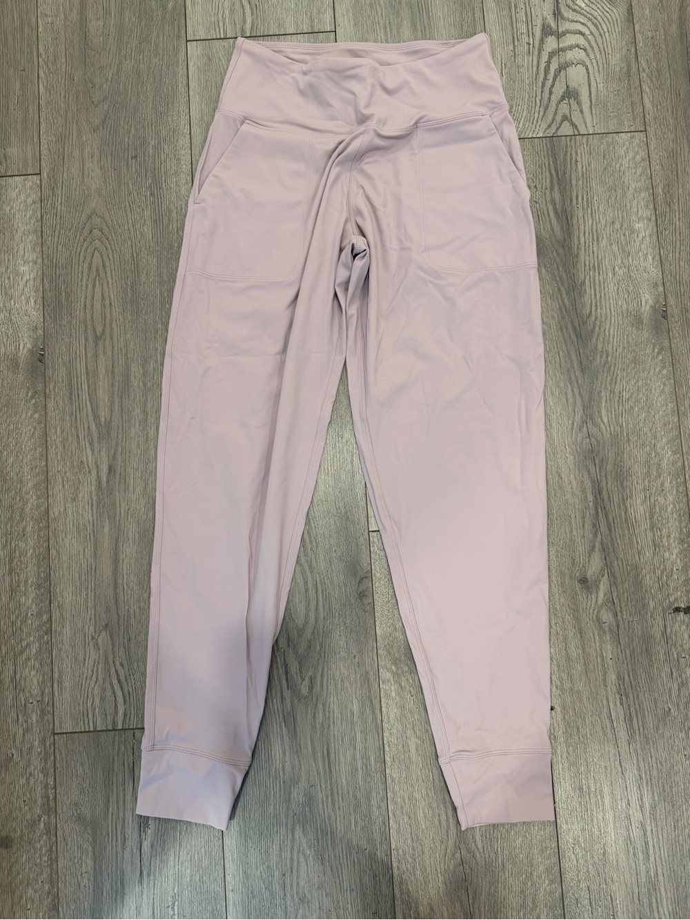 High-Waist Lilac Leggings with Side Pockets